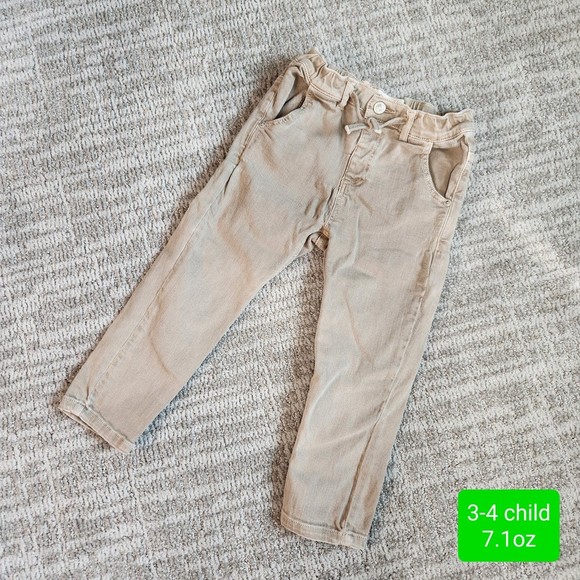 Zara Bottoms Zara Toddler Khaki Jeans Size 34 Years 3t Boy Girl